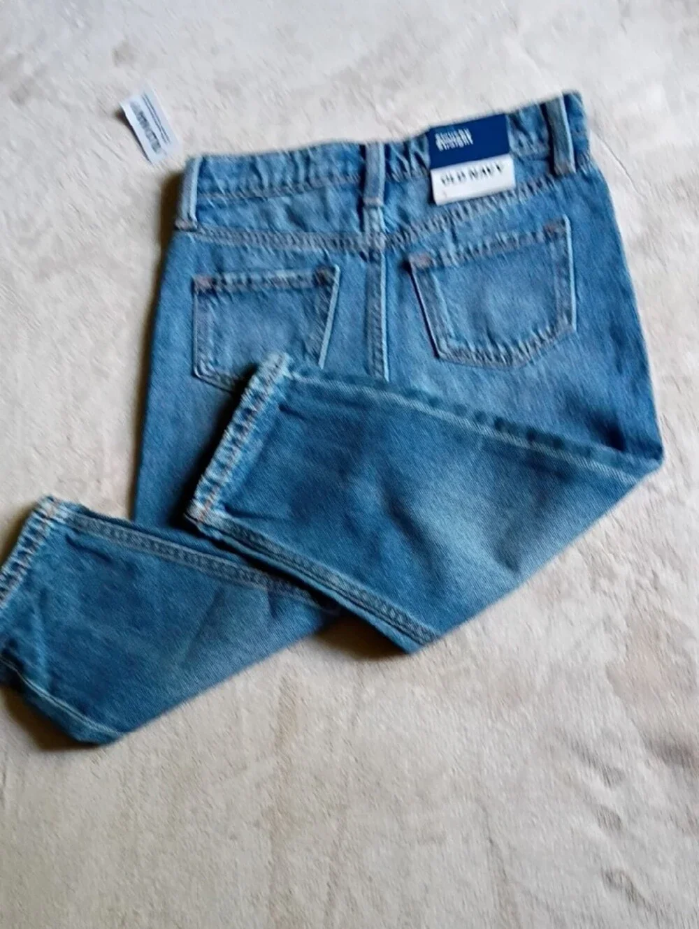 NWT Old Navy Kids  Medium Blue Straight-Leg Jeans